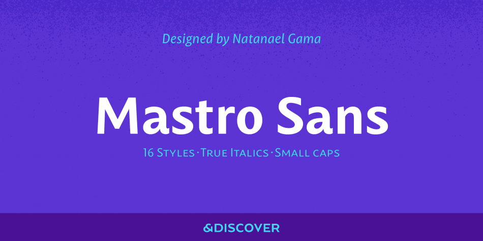 Mastro Sans Italic Font preview